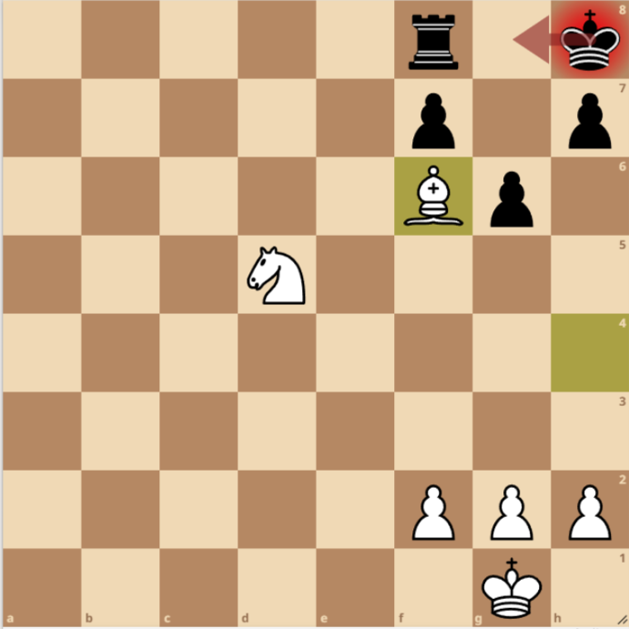 Cómo se hace el mate de asfixia