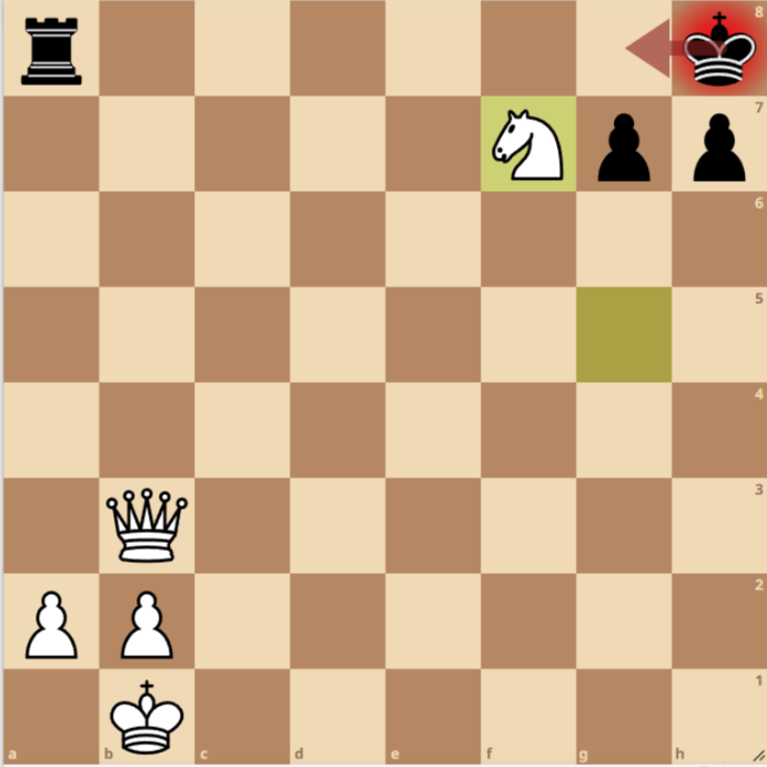 Cómo se hace el mate de la coz