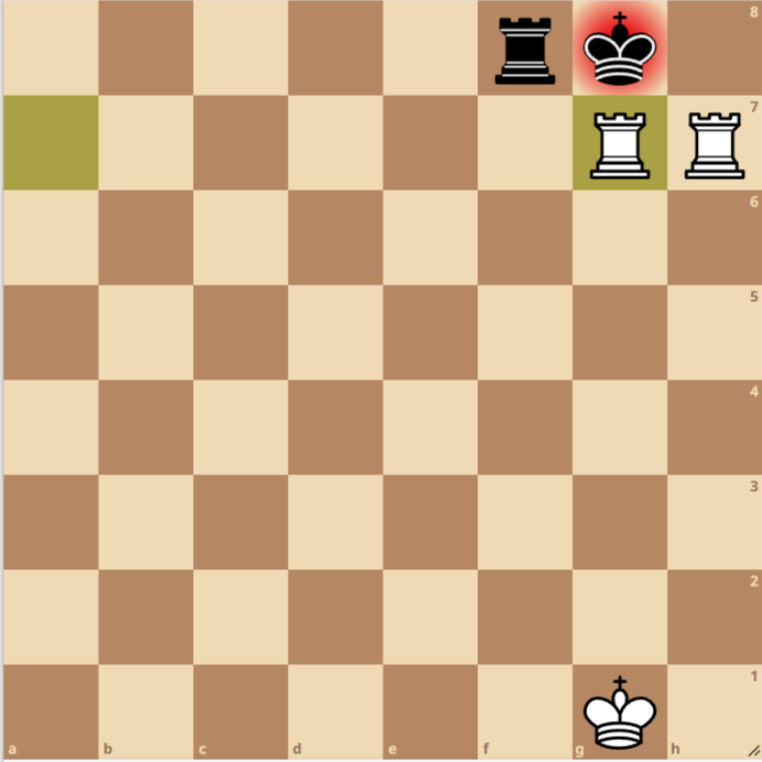 Posición final del Cerdo Ciego