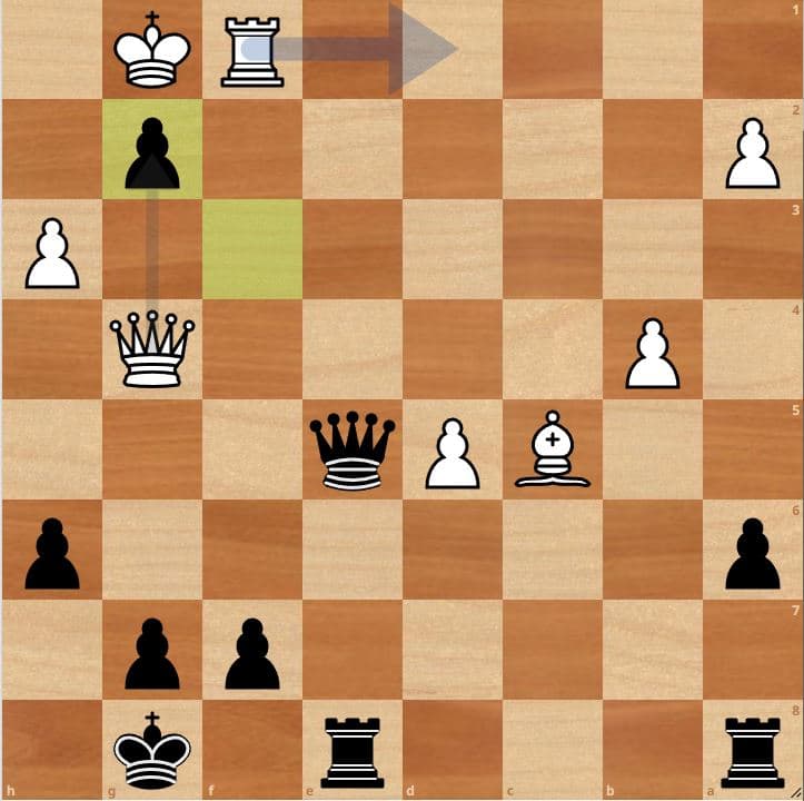 jugada-intermedia-comer tactica ajedrez