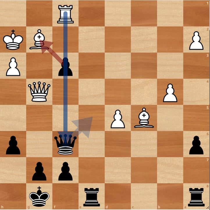 jugada intermedia tactica ajedrez