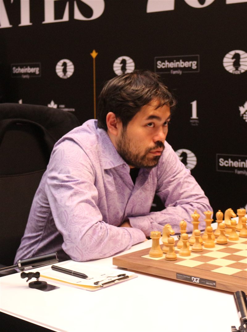 Hikaru Nakamura en el Torneo de Candidatos 2024